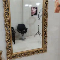 میز وآیینه منبت برای سالن ارایش|آرایشگاه و سالنهای زیبایی|برخوار, |دیوار