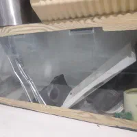 آکواریوم ۲عدد بامهتابی وسنگ وصدف و گل وگیاه وپمب