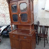 بوفه ویترین آنتیک قدیمی