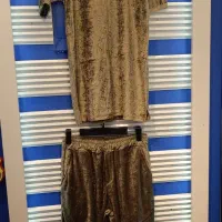 ست اسلش پسرانه اندامی مخمل.  تین ایجر