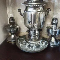 سماورنفتی قدیمی کنگره دار