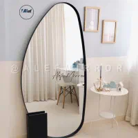 انواع آینه دیواری با قاب تسمه ای برند الف