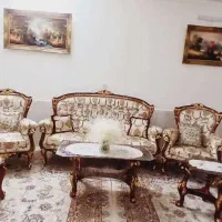 مبلمان سلطنتی ۹ نفره|مبلمان خانگی و میز عسلی|اشترینان, |دیوار