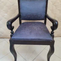 صندلی چوبی...روکش پارچه