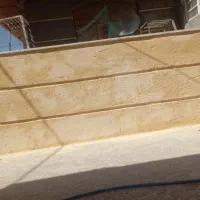 سیمانکاری طرح چوب طرح سنگ نرده آلاچیق