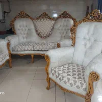 مبل سلطنتی ۹نفره چوب راش|مبلمان خانگی و میز عسلی|کاشمر, |دیوار