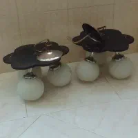۳ عدد لوستر با لامپ و زنگ|لوستر و چراغ آویز|گلبهار, شهر جدید گلبهار|دیوار