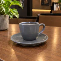 ست تک عددی فنجان و نعلبکی قهوه خوری تک شات سرامیکی