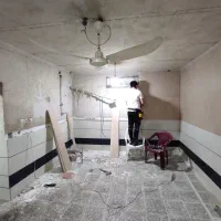 اجرای دیوار پوش pvc و سقف تایل و کناف