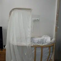 تخت نوزادی تا سه سال باتمام وسایلاش