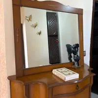 اینه و کنسول منبت کاری در حد نو|بوفه، ویترین، کنسول|کیش, |دیوار