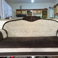 مبل هشت نفره بدون تو رفتگی سالم|مبلمان خانگی و میز عسلی|صدرا-فارس, فاز ۲|دیوار