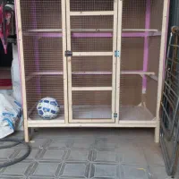 جفت کن گنجه قفس چوبی|لوازم جانبی حیوانات|مشکیندشت, |دیوار