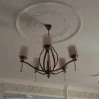 لوستر نو و تمیز|لوستر و چراغ آویز|فلاورجان, |دیوار