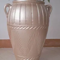 گلدان سفالی جدید پتینه کاری شده