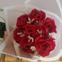 دسته گل روبانی|گل مصنوعی|خرم‌آباد, |دیوار