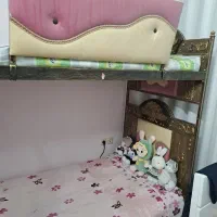 تخت خواب دو طبقه فلزی طرح هخامنشی