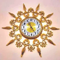 ساعت دیواری برنجی برنز