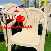 صندلی پلاستیکی ناهارخوری حصیری باغی هامون(کارخانه)