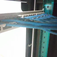 نیم رک به همراه پچ پنل ۲۴پورت ومقدار ی کابل|مودم و تجهیزات شبکه|تهران, نیلوفر|دیوار