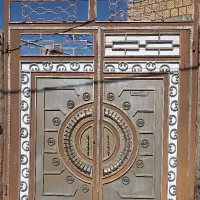 دوعدرب فلزی طرح دار