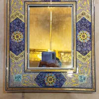 اینه مینیاتوری رومیزی و سفره هفتسین کار دست