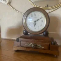 ساعت چوبی رومیزی کشودار برند maYer اصل