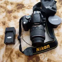 دوربین نیکون D60 با لنز نیکون 55-18 و لنز مایکرو