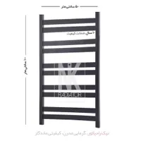 حوله خشک کن استیل نیک رادیاتور مدل تخت رنگ مشکی|آبگرمکن، پکیج، شوفاژ|تهران, بازار|دیوار