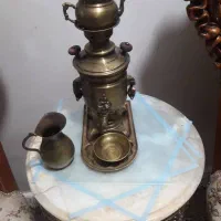 سماور برنز زغالی