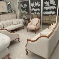 مبل کلاسیک کویین چستر دار چوب راش مدل آبشاری کد ۷