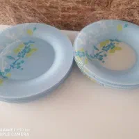 یک دست بشقاب پلو خوری وخورش خوری اصل لومینارک|ظروف سرو و پذیرایی|ری, دولت‌آباد|دیوار