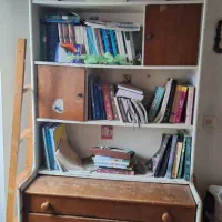 کمد و کتابخانه|کتابخانه، شلف، قفسه‌های دیواری|قائم‌شهر, |دیوار