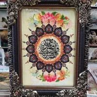 تابلوفرش هدیه پدر ومادر و السجاده کاشان|تابلو فرش|شوشتر, |دیوار
