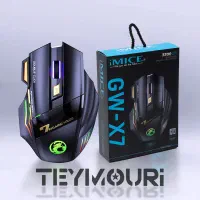 «ماوس گیمینگ بیسیمiMICE GW-X7 شارژی و آکبند»|قطعات و لوازم جانبی رایانه|یزد, |دیوار