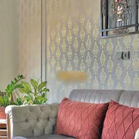 رنگ آمیزی اکریلیک طرح کاغذدیواری