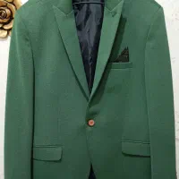کت مجلسی تک سبز رنگ سایز۵۴