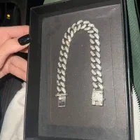 ست گردنبند دستبند فول نگین دایمند|بدلیجات|رشت, گلسار|دیوار