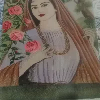 تابلو فرش دست بافت چهره