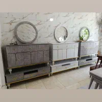 ست اقتصادی جهیزیه کنسوول جاکفشی تی.وی|بوفه، ویترین، کنسول|شهریار, شهریار|دیوار