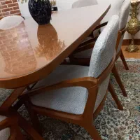 میز ناهارخوری ۶نفره|میز و صندلی غذاخوری|فردیس, شهرک شهید حسینی|دیوار