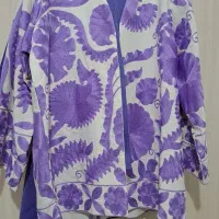 کت مزون دوزی به همراه شال اشانتیون