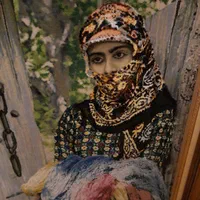 دختر انتظار دستباف تبریز چله ابریشم ۶۰درصد ابریشم|تابلو فرش|تهران, بلوار کشاورز|دیوار