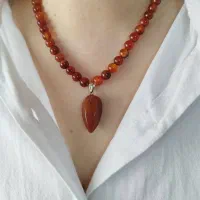 آویز سنگی عقیق