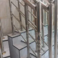 ماکت نرده استیل و چوب و آلومینیوم