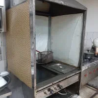 گریل و سرخ کن صنعتی ۴کاره