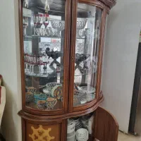 بوفه چوبی منبت کاری شده