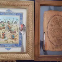 دو عدد تابلو تزیینی  ون یکاد و خاتم|صنایع دستی و سایر لوازم تزئینی|تهران, دانشگاه شریف|دیوار