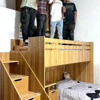 کمد و تخت دو طبقه