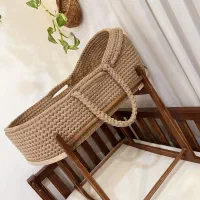 کریر گهواره نیمه سایبان نوزاد جدید تریکوبافی